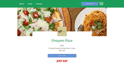 Desktop Screenshot of oregano-pizza.co.uk
