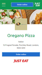 Mobile Screenshot of oregano-pizza.co.uk